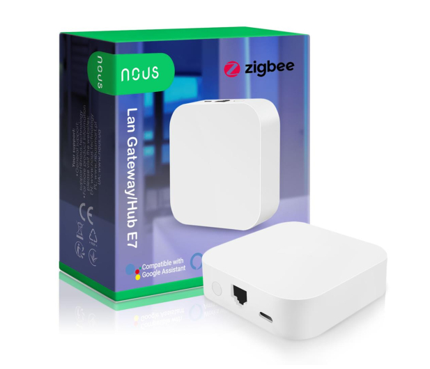 Nous Inteligentna bramka ZigBee LAN E7 - 1153092 - zdjęcie